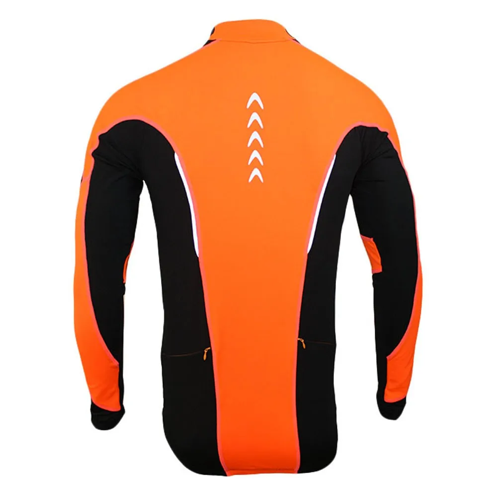 Осень Для мужчин женщин Майки спортивные теплый флис Открытый Спорт езда Куртки