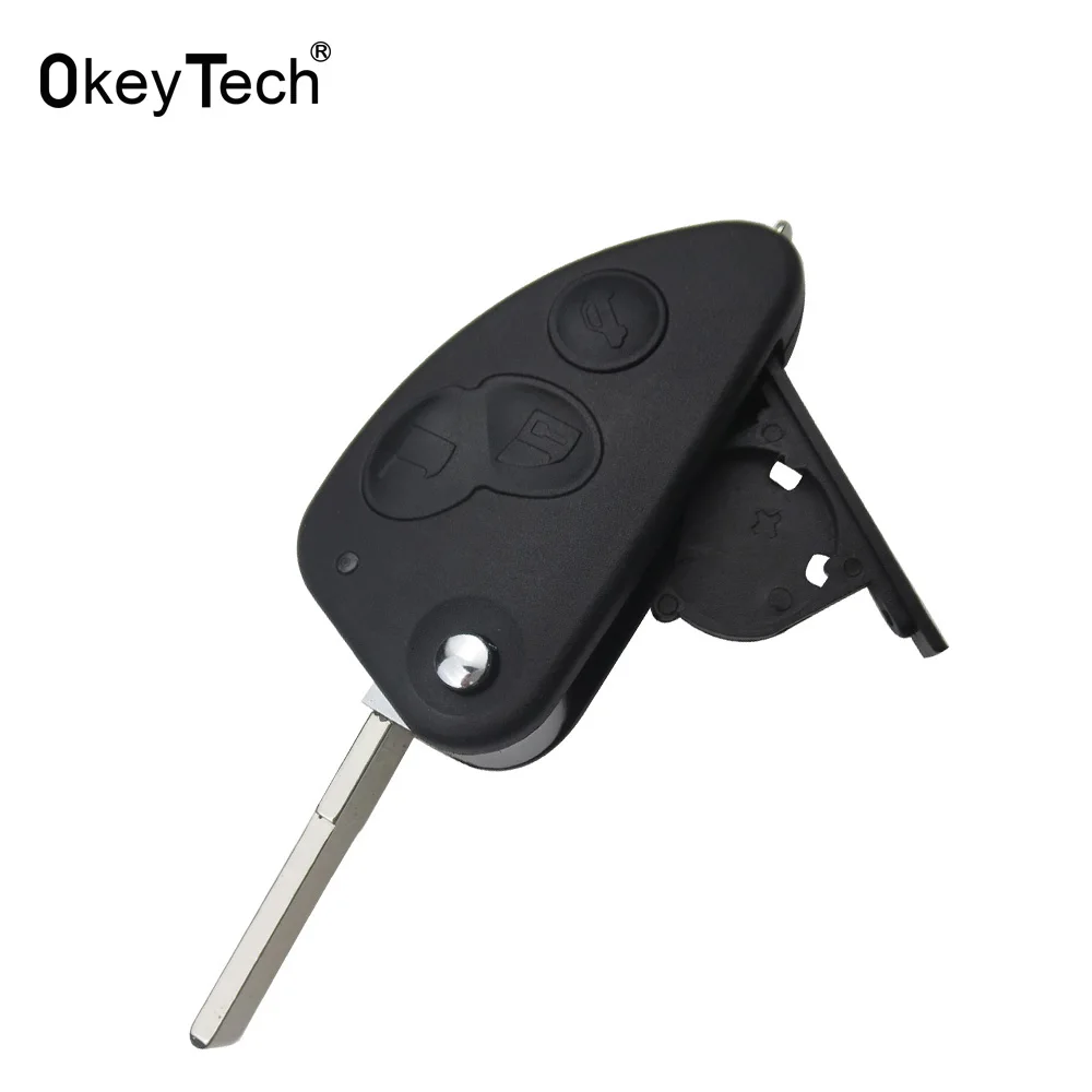 Окей Tech для Alfa 147 156 166 GT 3 кнопки флип складной дистанционный ключ автомобиля в