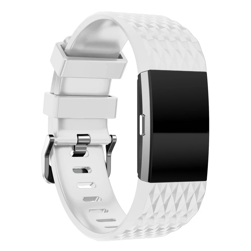 3D Силиконовые Замена ремни для браслета FitBit Charge 2 Смарт часы браслет для браслета FitBit Charge 2 ремешок для Fibit