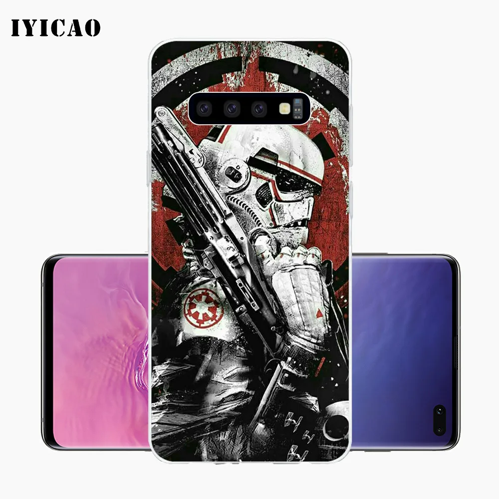 Мягкий силиконовый чехол IYICAO для телефона Samsung Galaxy S10e S10 S9 S8 Plus S7 Edge из ТПУ с