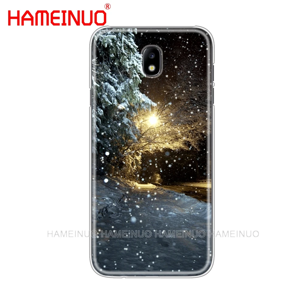 43515 HAMEINUO Пейзаж Зима светильник снежного покрова чехол для телефона для Samsung Galaxy J3, J5, J7 года J527 J727 J327 J330 J530 J730 PRO - Цвет: 43515