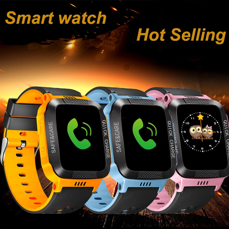 

Q528 Y21 Touch Screen Kids GPS Watch with Camera Lighting Smart Watch Sleep Monitor GPS SOS Baby Watch PK Q50 Q750 Q100