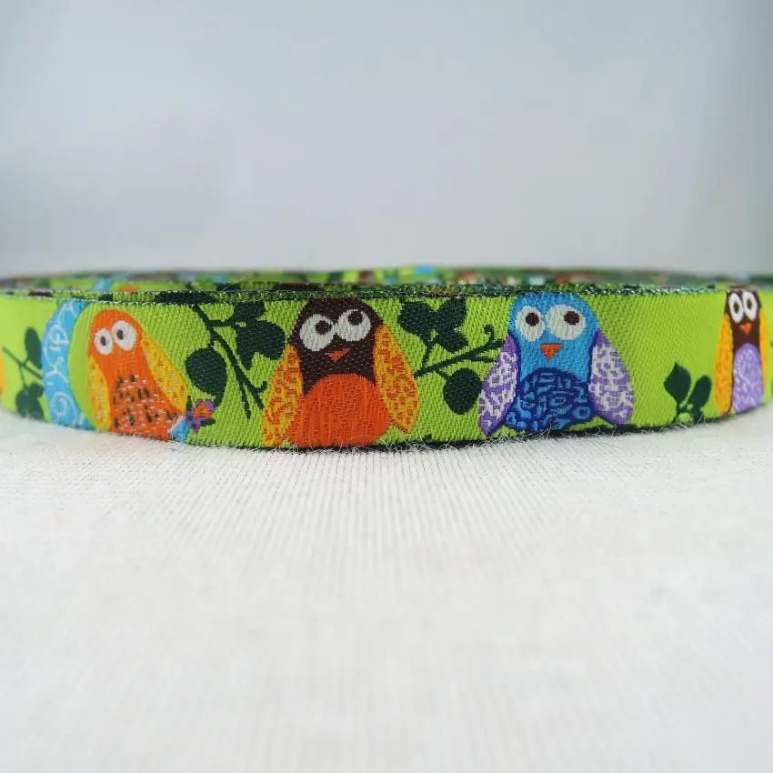 Новинка 2017 плетеная жаккардовая лента с животными Сова отделка оптовая продажа