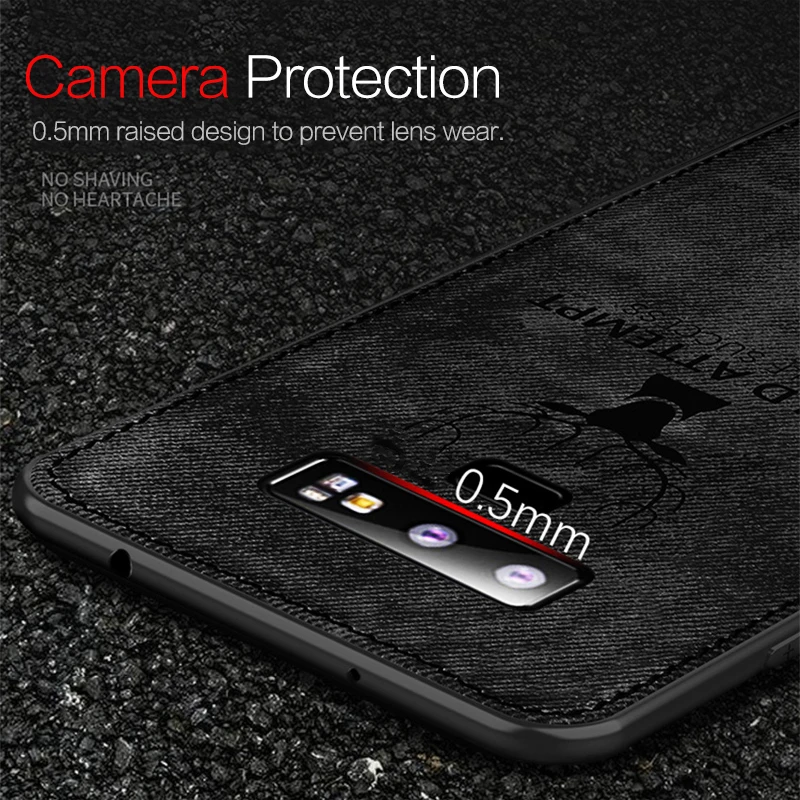 Чехол для Samsung Galaxy S10 A10 A30 A50 A60 A70 M10 M20 M30 J4 J6 Plus J8 2018 тонкий тканевый силиконовый