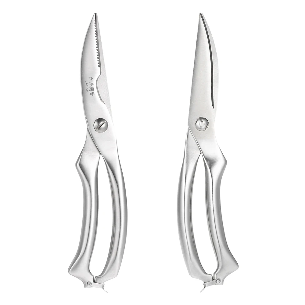 Кухонные ножницы из нержавеющей стали с блокировкой безопасности|chicken bone