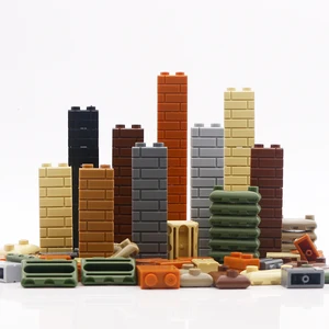 Аксессуары для военных игр, Сумка с песком, 1 шт., настенное оружие, мини-фигурки, строительные детали для дома MOC, строительные блоки, игрушки 98283