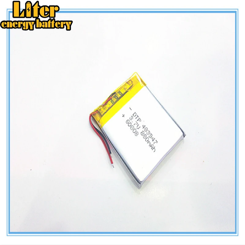 

3,7 V 880mah 483947 504045 литий-полимерная LiPo аккумуляторная батарея для Mp3 MP4 MP5 DVD PAD Мобильный Планшетный ПК power bank