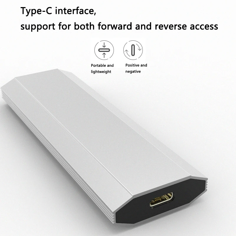 USB-C USB 3 1 0 type-C 10 Гбит/с к Nvme M-key M.2 NGFF PCI-E 2 полосы SSD корпус | Электроника