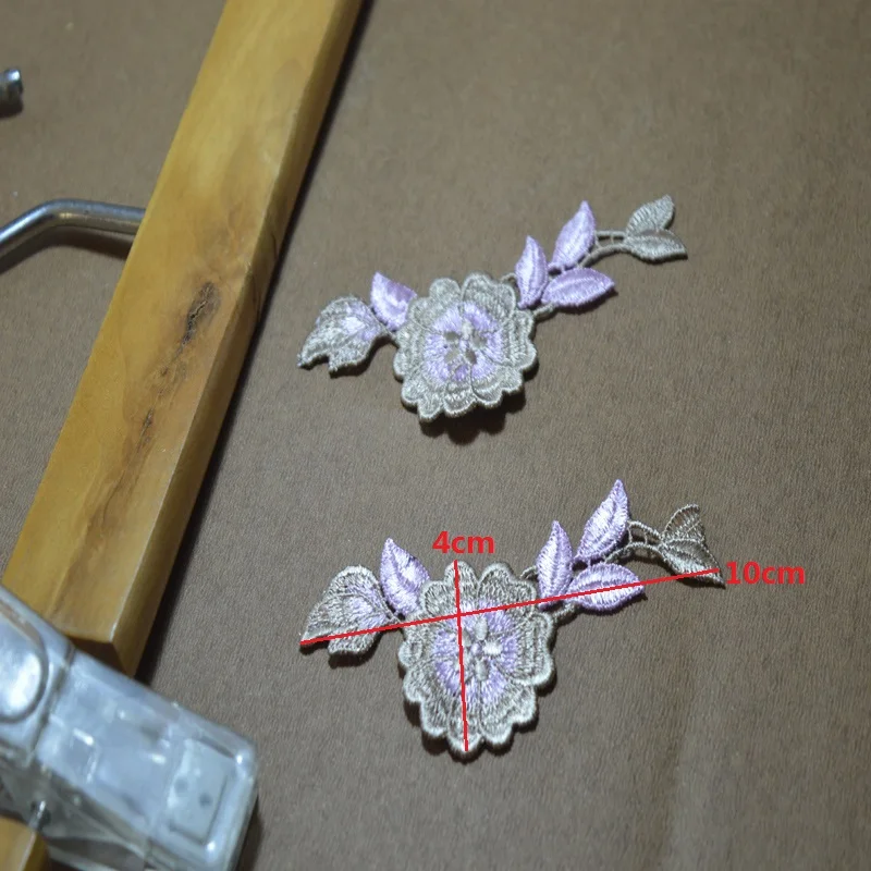 (3pcs/lot)New arrival color floral Sewing Motif Venise Lace Applique for Garment Embroidery patches17112616 | Дом и сад