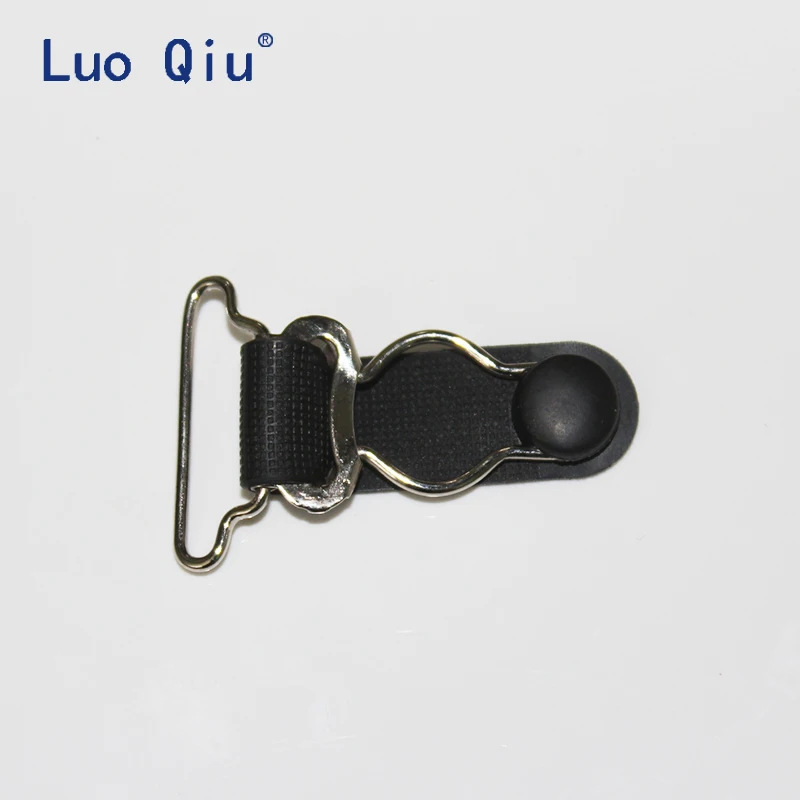 Luo Qiu100 шт./партия пластиковый металлический черный корсет подвязка для ног зажим