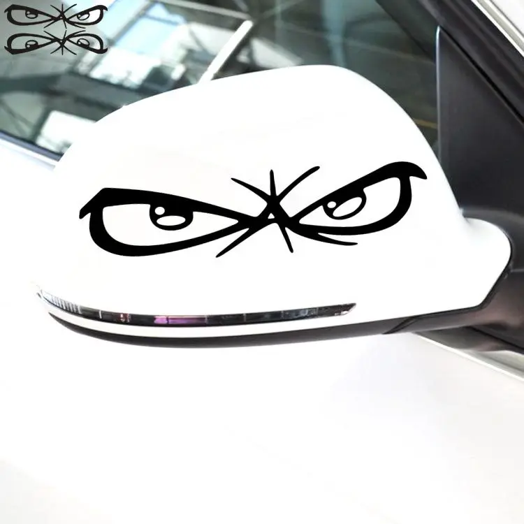 

Car Stickers Eagle Eyes Funny Creative Decals For Rearview Mirrors Vinyls Auto Tuning Styling 16x4cm Duad D10