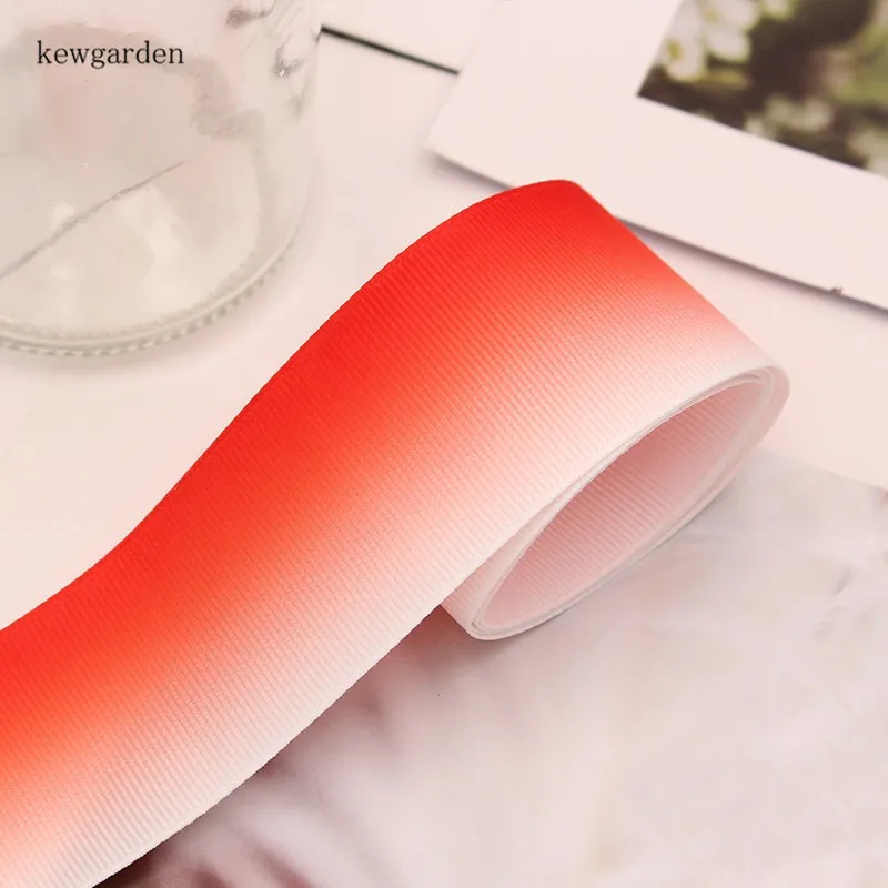 Kewgarden DIY аксессуары для волос 1 5 &quot38 мм Двойные Цвета дисколор Grosgrain лента вручную