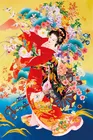 Японское кимоно, женское классическое искусство, рукоделие 14CT, холст без принта, наборы для вышивки крестиком, домашний декор