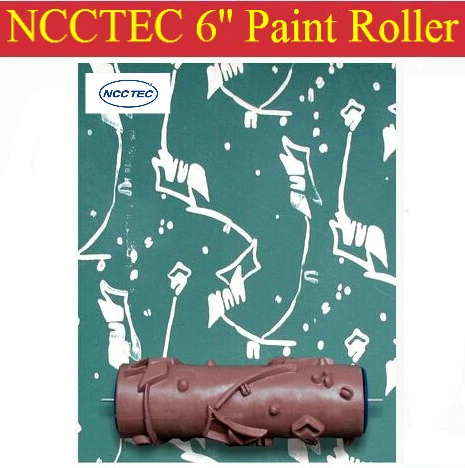 Мягкий Каучуковый декоративный ролик 6 дюймов NCCTEC Бесплатная доставка |