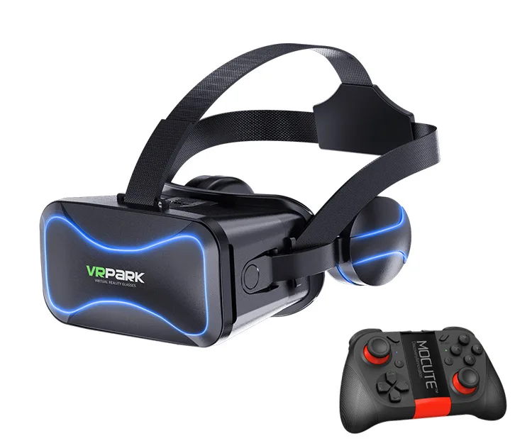 VR With Controller A Очки дополненной реальности 3D смартфон AR мобильный ящик гарнитура виртуальной реальности VR шлем фильм AR видео игра с пультом дистанционного управления - Цвет: VR With Controller A