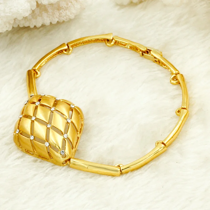 Liffly Дубай женские ювелирные изделия аксессуары хрустальное ожерелье серьги