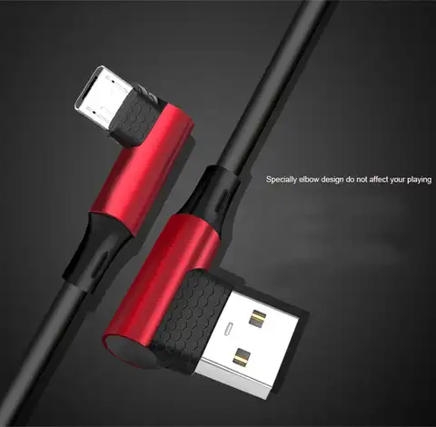 90 градусов USB Type C кабель 2A USB-C кабель Type-C провод для быстрой зарядки для Nintendo Switch Samsung S8 Oneplus 5 Pixel 2