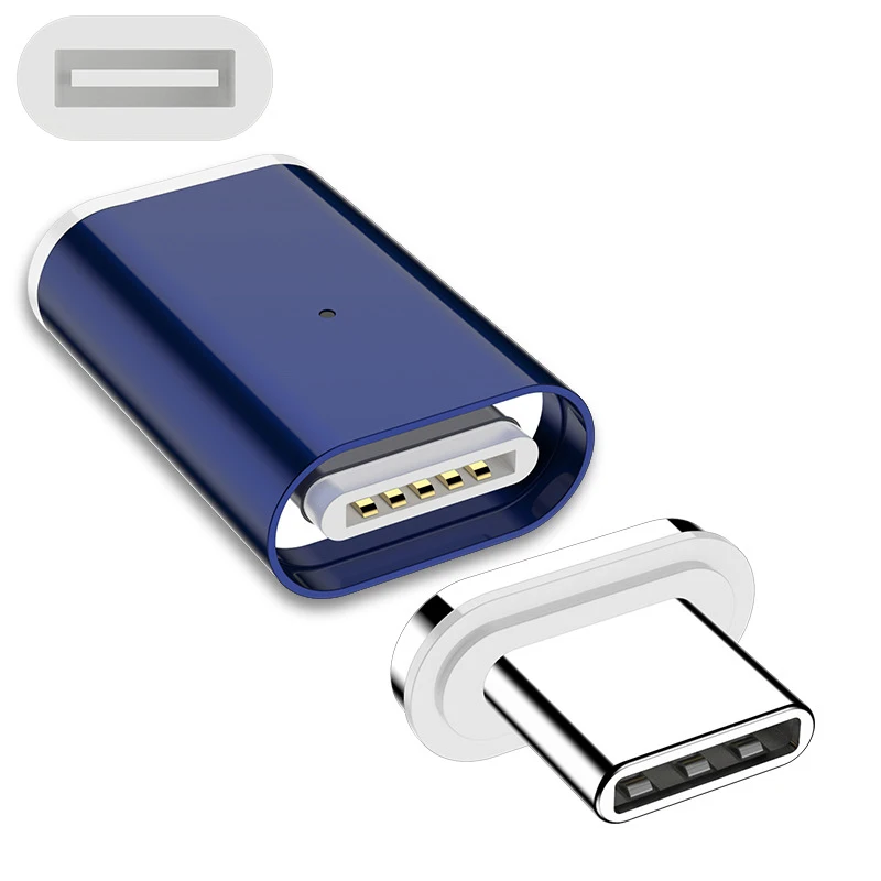 Магнитный адаптер для мобильного телефона магнитный разъем iPhone Android Type C USB кабель