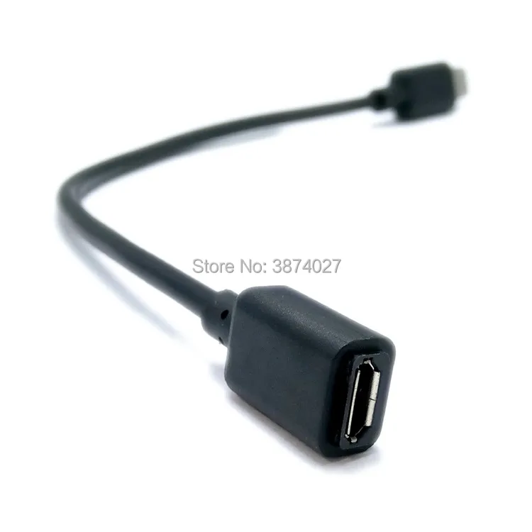 Переходник с USB 3 1 типа C папа на Micro мама 20 см | Электроника
