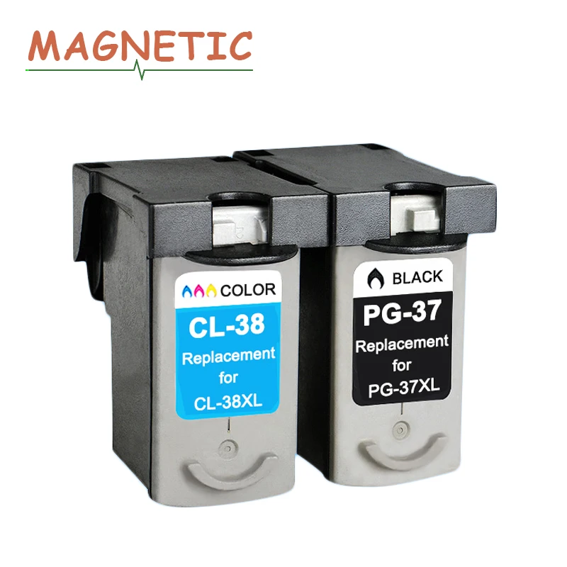 Новый чернильный картридж для принтера Canon PG37 CL38 PG 37 CL 38 PIXMA MP140 MP190 MP210 MP220 MP420 IP1800