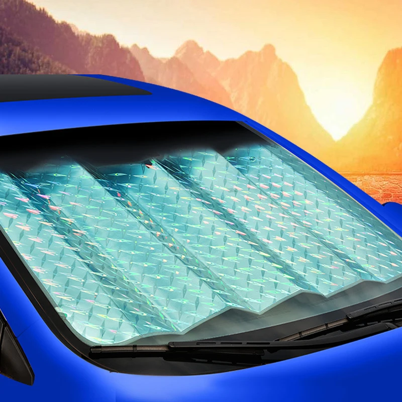 1 шт. лобовое стекло Солнцезащитный козырек утолщение Лазерная крышка автомобиля