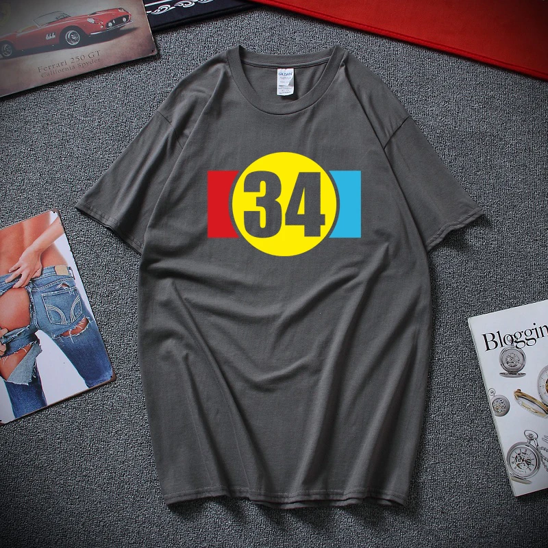 Новая мужская Футболка MAGLIA футболка MOTO KEVIN шантз номер 34 Байкерская | Футболки