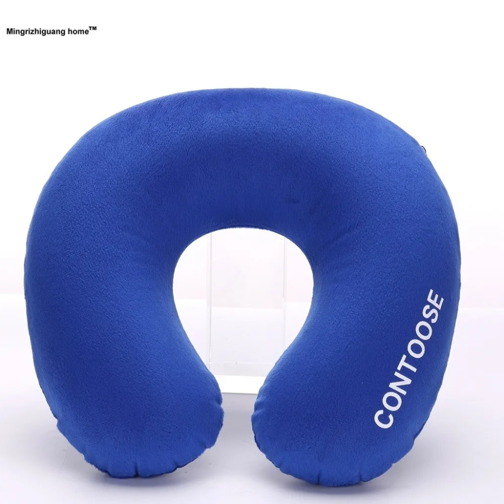 Надувная портативная Подушка u-образной формы для путешествий 1 шт. подушка шеи