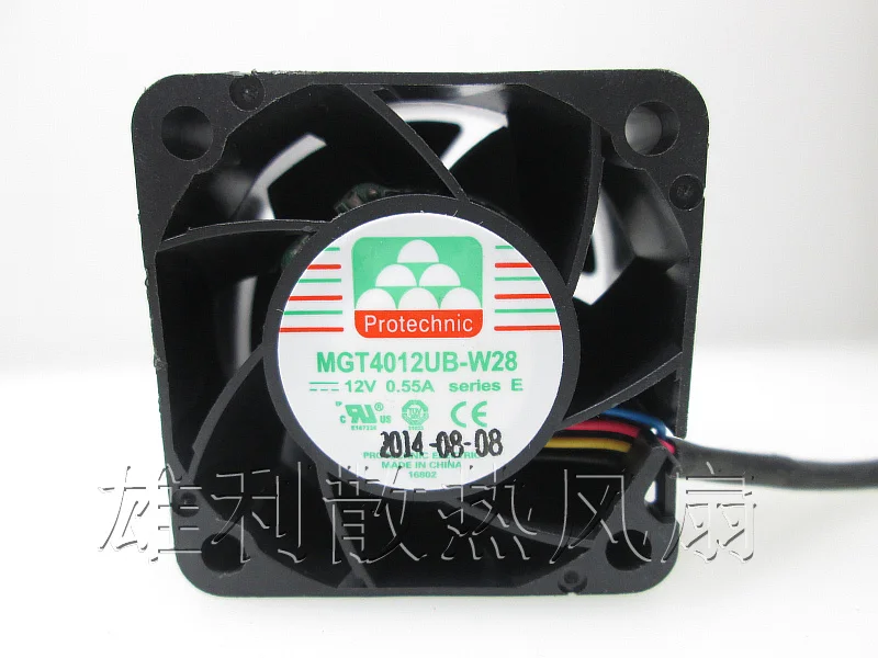 

Бесплатная доставка. Φ 4028 12V 0.55A 4 CM/cm PWM большой ёмкости вентилятора