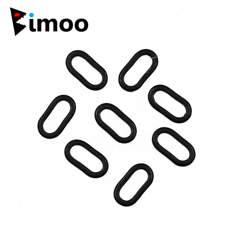 Bimoo 20 шт. антибликовые матовые аксессуары для ловли карпа овальные ударные кольца
