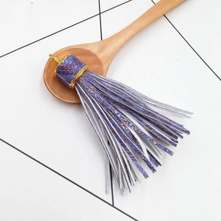 Кожаная кисточка со змеиной текстурой сделай сам аксессуары/ремешки