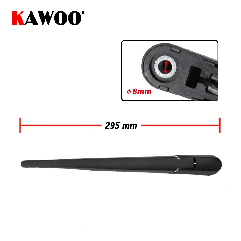 

KAWOO Car Rear Wiper Blade Blades Back Window Wipers Arm For Honda CR-V Hatchback (2007-2012) 295mm Car Accessories Styling