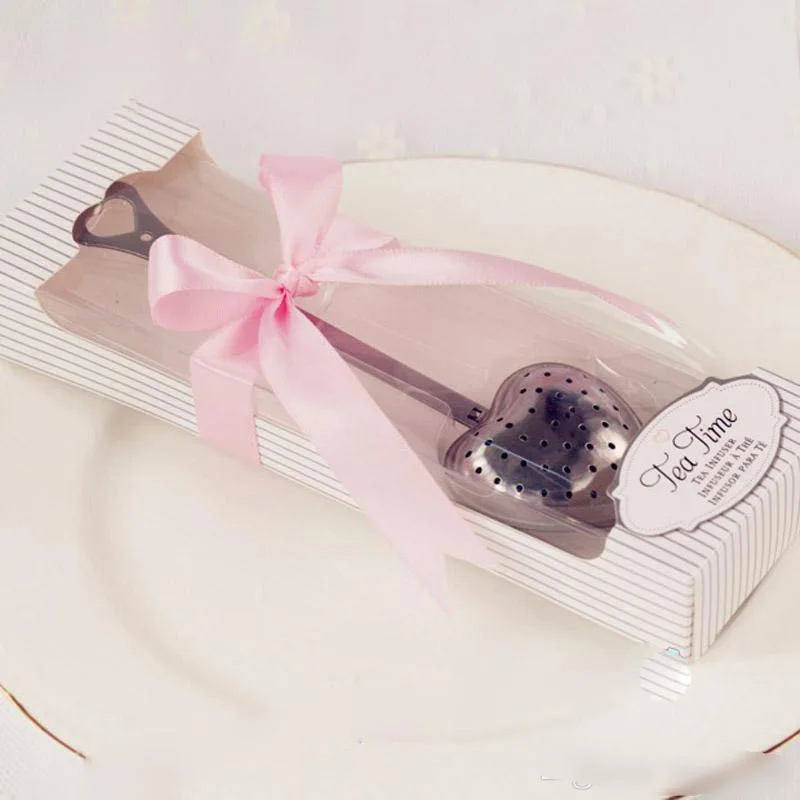 Горячее предложение ситечко с ручкой для душа чая инструмент в форме сердца