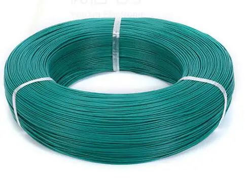 10 метров UL1007#20 20AWG ПВХ электронный кабель медный провод 300V 21/0. 14TS красный зеленый синий белый черный желтый оранжевый фиолетовый - Цвет: Зеленый