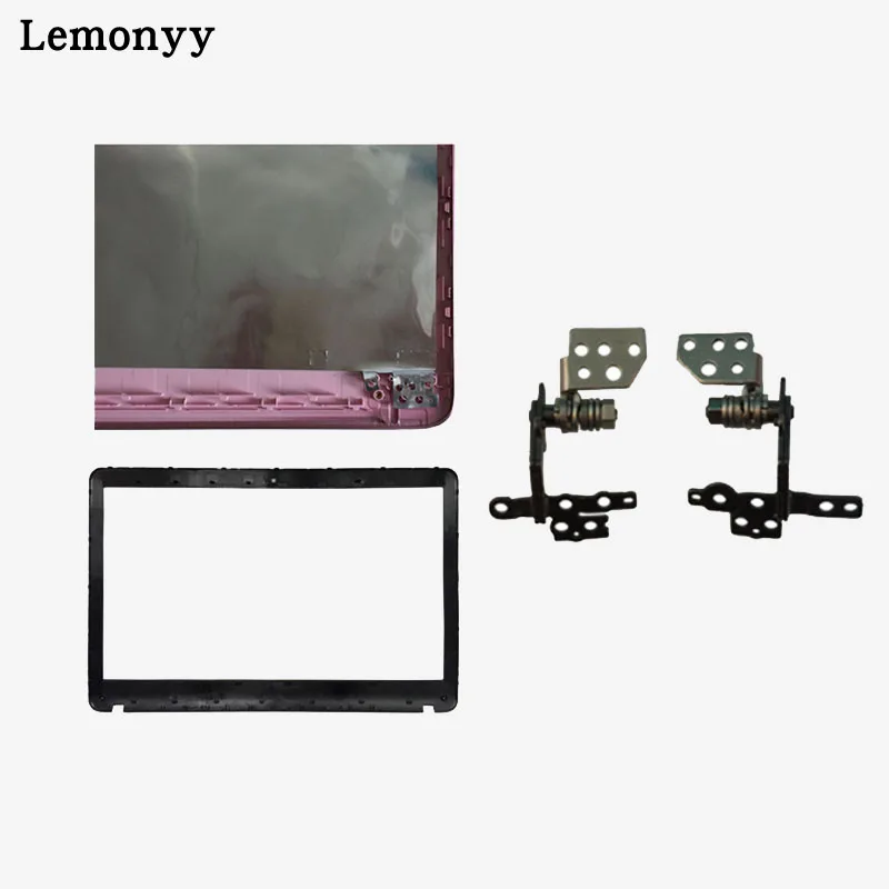 Pink B and Hinges Для SONY VAIO SVF152C29V SVF153A1QT SVF152100C SVF1521Q1RW ЖК-верхняя крышка/ЖК-передняя рамка без прикосновения/петли крышки - Цвет: Pink B and Hinges