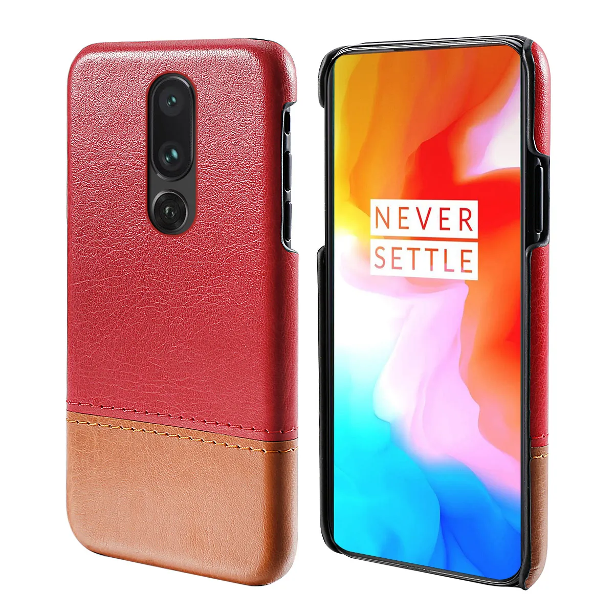 For Oneplus 7 Pro Cover Ultra Thin Hard PC Back Leather Coque Anti-Scratch Protective Phone Case Slim |