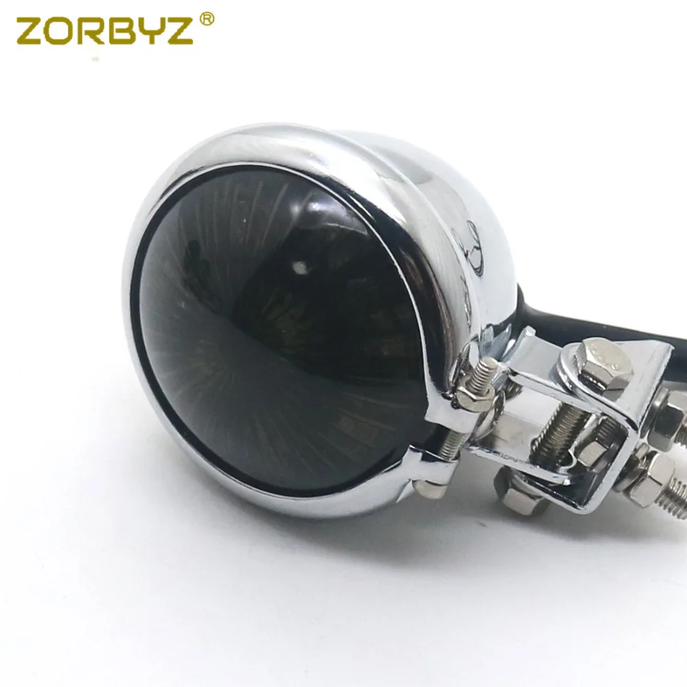 ZORBYZ мотоциклетный хромированный светодиодный задний стоп сигнал Bates стиль для