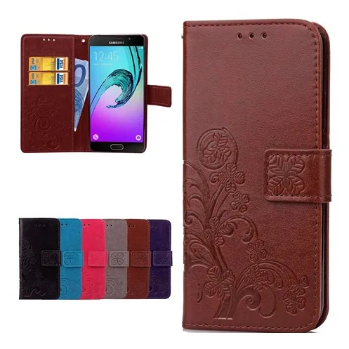 Для Samsung Galaxy A3 A5 2016 Leather Case A510 A510F Бумажник Flip Держателя Карты Мягкий Силиконовый