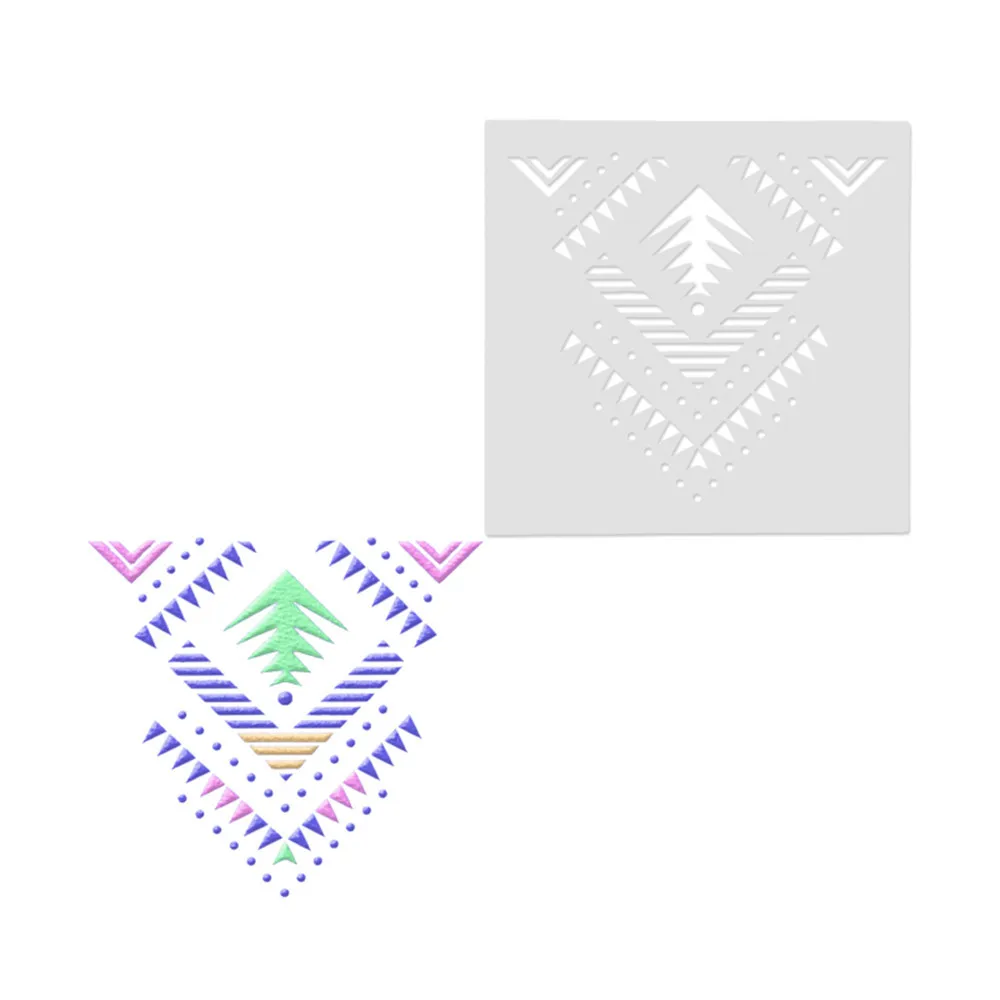 Аке трафарет день рождения квадратная торт распылительная форма для украшения