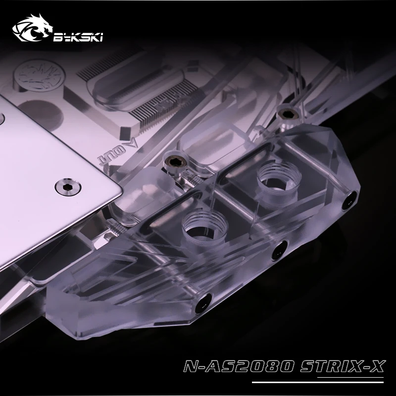 Bykski N AS2080STRIX X блок водяного охлаждения GPU для ASUS ROG STRIX RTX2080 O8G GAMING|Жидкостные