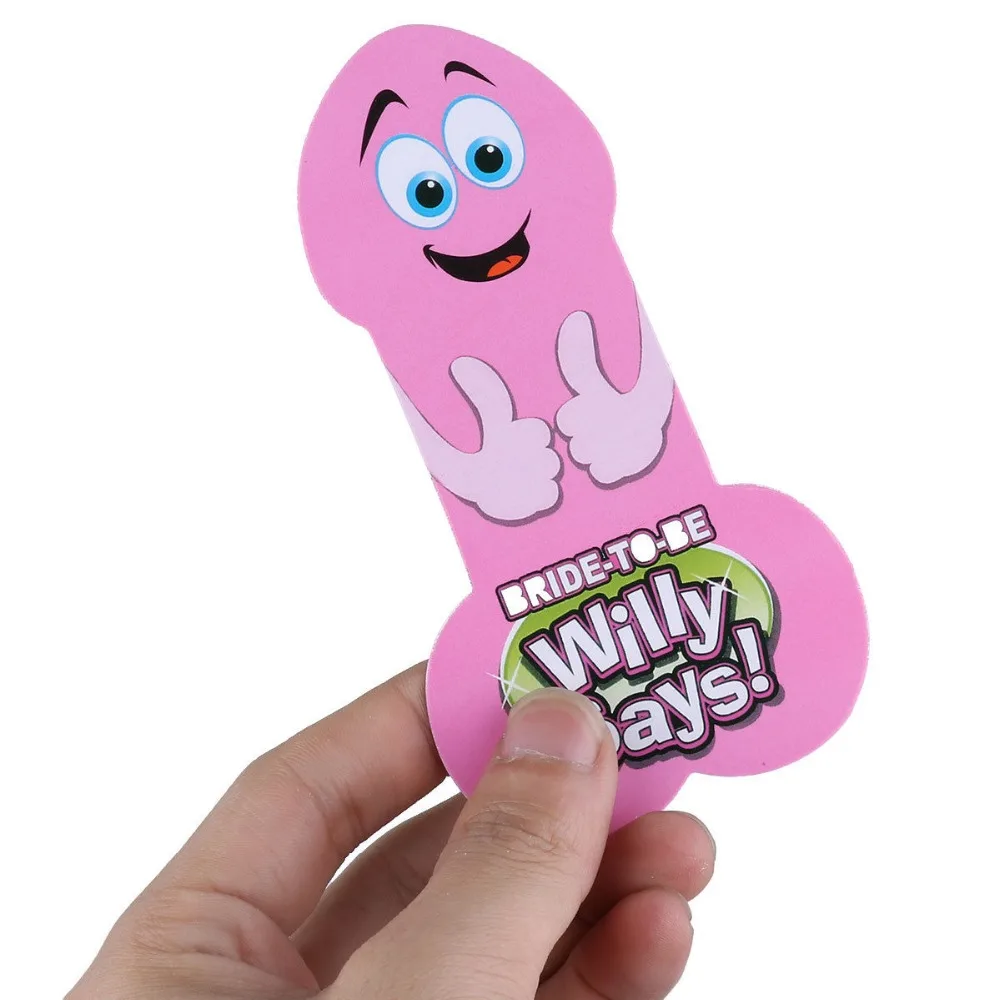 24 шт. забавные игры Willy Says Dare карты для девочек девичник украшения для девичников игра для подарка аксессуары