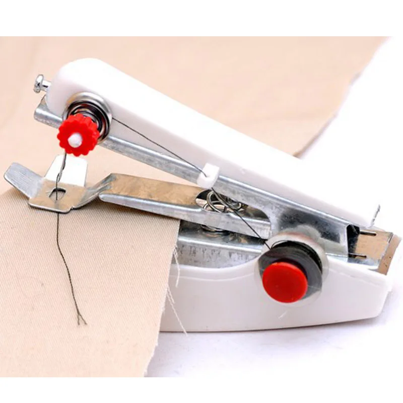 Портативная ручная швейная мини-машина практичная карманная дорожная машина для