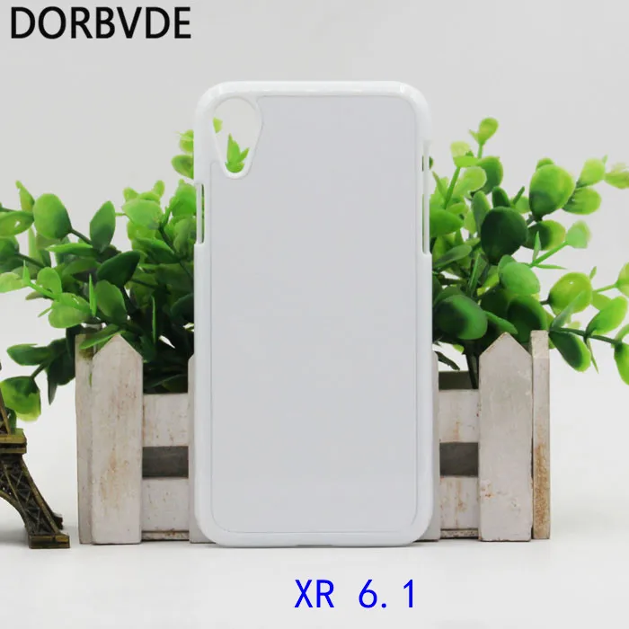 2D сублимационный пустой Piastic Жесткий Чехол для iphone XR Xs Max с алюминием 1000 шт./партия