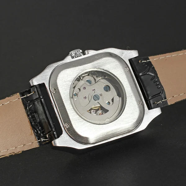 Часы мужские повседневные автоматические механические прямоугольные 2019 |