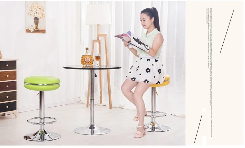 Барный стул ресторан свадебное платье магазин стула зеленый красный orange белый