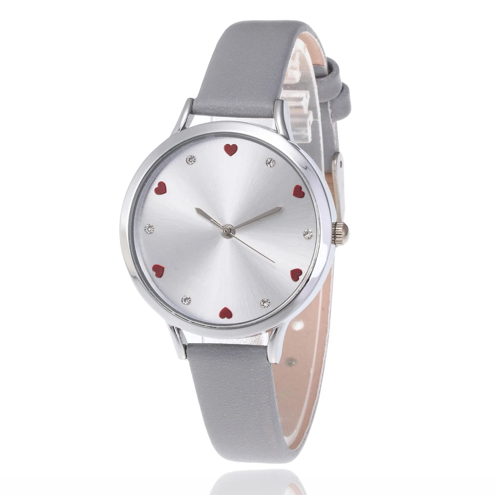 Женские кварцевые наручные часы с кристаллами в форме сердца|Женские часы| |