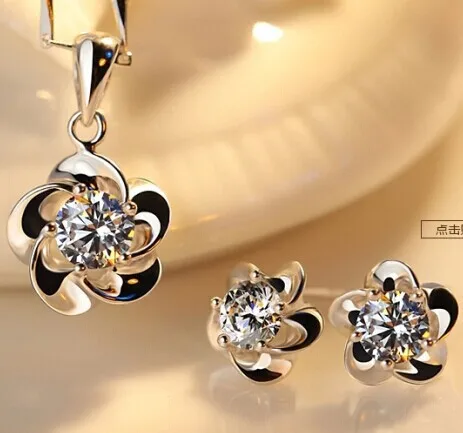 Ювелирный Комплект с подвеской и крыльями корейский стиль ювелирное изделие