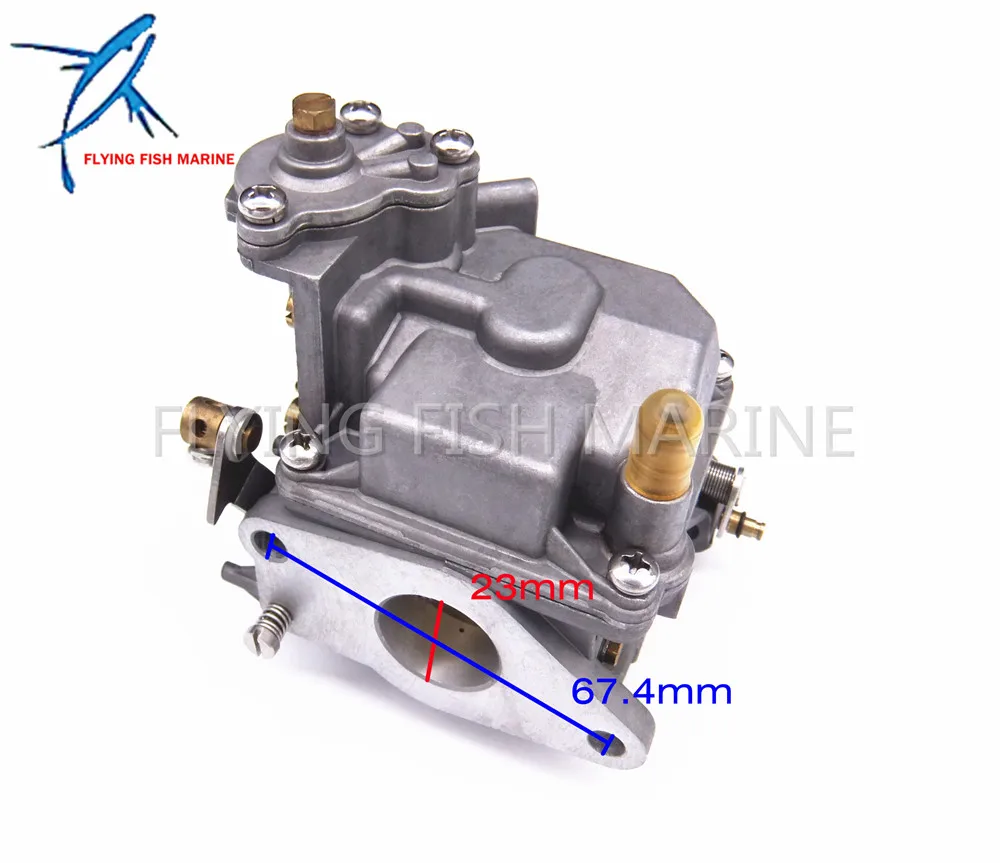 Лодочный мотор 66M-14301-12-00 карбюратор в сборе для Yamaha 4-тактный 15hp F15 Электрический Подвесной лодочный двигатель