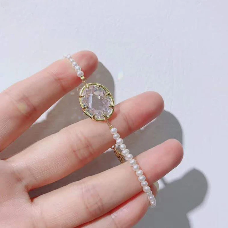 Amorita boutique 925 Овальный дизайн мода жемчужный браслет | Украшения и аксессуары