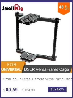 SmallRig универсальная камера VersaFrame клетка для Canon/Nikon/sony/Panasonic GH3/GH4/Fujifilm DSLR камеры s с батарейным захватом-1750