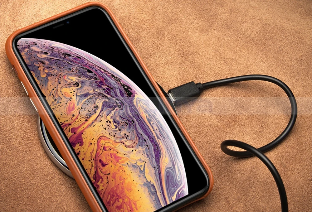 Роскошный кожаный чехол для iPhone XR XS MAX X 7 8 7 Plus 8 Plus